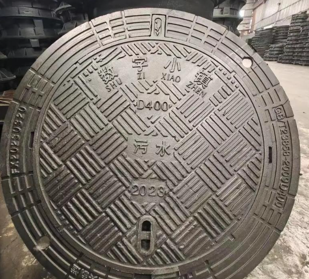 镇雄球墨铸铁防沉降井盖展示